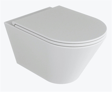 Formara - Væghængt toilet med vortex skyl og soft close sæde